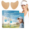 5 Pairs UV Golf Patches Moisturizing Breathable Sun Protection Face Patch for Golfs Beach Travel. 
