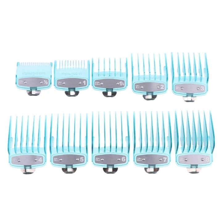 1Set 2/8/10Pcs Universal Hair Clipper Guards For Hair Clippers Barber Accessories Professional Trimmer Attachment Limit Combs