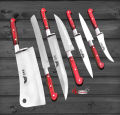 Best quality imported 7-piece kitchen/chef knife set for peeling knife accessories Cooking knives with a Wooden Handle in Multiple Layers. 