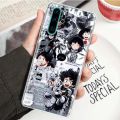 My Hero Academia Anime Soft Soft Phone Case For Huawei Honor 10 Lite 9 20 8S 8X 9X Y5 Y6 Y7 Y9S P Smart Z 2019 7A 7X 8A Pro Capa. 