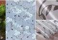 Flower Design Electrostatic Privacy Glass/Window cabinet sticky sheet 40x200. 