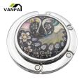 Handbag Holder Round Shape Round Folding Table Side Bag Holder. 