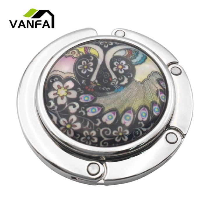 Handbag Holder Round Shape Round Folding Table Side Bag Holder