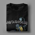 Funny SCUBA Diving T Shirts Men's Pure Cotton Awesome T-Shirts Crew Neck Dive Diver Tees Short Sleeve Clothing Plus Size. 