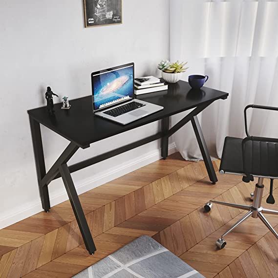 LAD Workspaces - The K Table Engineered Wood Finish Study Table, Laptop, Computer Table Desk for Home & Office