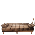 Sofa Combed Brown  3 Seater Stylish Tafteen Design Colour Can be Customised {{ Special offer } Available. 