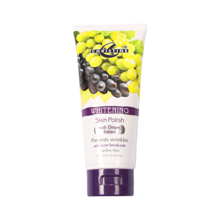Christine%20Whitening%20Skin%20Polish%20Tube%20(Grapes%20Extracts)%20-%20Image%202