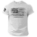 Yfashion Men T Shirt American Flag Printing Sports Tops Fashion Casual Round Neck Short Sleeve Shirt color. 