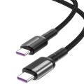 Kuulaa 65W PD USB Type-C Cell Mobile Phone Tablet Fast Charging Cable 1M. 