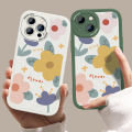 Hontinga for Samsung Galaxy A71 4G Back Cover PU Leather Beautiful Flowers Print Case Soft Silicone Edge Phone Cases. 
