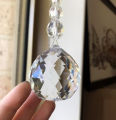 Pack of 5&10 Pieces 40MM Crystal Ball Prism Faceted Glass Chandelier Crystal Parts Hanging Pendant Lighting Ball Sun-catcher Home Decor. 