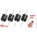 10 Pcs 10A10 Rectifier Diode 10A 1000V - 10 Ampere 1000 Volt. 