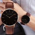 Hannah Martin Men's Watch, Ultra-thin 6.9mm Simple Dial Japanese Movement Fashion Business Quartz Watch, Ideal choice for Gifts. 