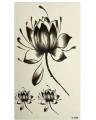 Temporary Tattoos Water Lily Lotus Flower. 