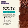 Whole Bean Medium Dark Roast - 100GM, Single Origin Arabica Beans,Arabica Roasted Coffee Beans. 