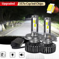 1 Pair CSP Car LED Headlight Bulbs H4 H7 H8 H10 9012 H11 9005 HB3 9006 HB4. 