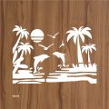 Dolphin Airbrush art Stencil Wall Painting Scrapbook Coloring Embossing Album Decorative Template. ID 325. 