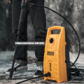 Ingco Original High Pressure Washer 1400W -130Bar -Sucking System For Solar Cleaning Car Washing Plant Watering, Pure Copper. 