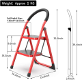2 Step Folding Ladder Red. 