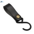 Awning Tent Hanging Hook Outdoor PU Leather Hook for Camping Travel Towels. 