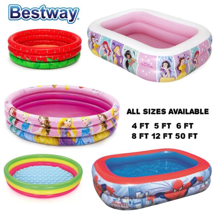 Bestway Sea Swimming Fun Play Pool 3 ft/4 ft/5 ft/6 ft/8 ft/12 feet Pool For Kids