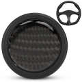 Carbon Fiber Horn Push Button for 6 Bolts MOMO Steering Wheel Auto Car Modified Parts. 
