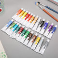 Acrylic 24 colour 24 acrylic paint set textile diy hand-painted shoes children's non-toxic waterproof  Best Quality. 