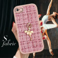 BILI for iPhone 6 6S Cover With Ballet Dancer Fabric Back Lens Protection Soft Silicone Phone Cases. 