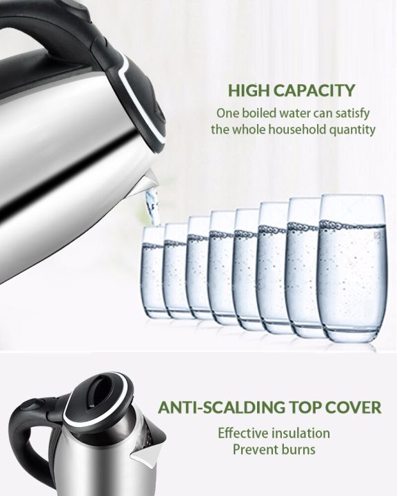 Lifestyle%20Fast%20Boiling%20Tea%20Kettle%20Cordleses,%20Stainless%20Steel%20Finish%20Hot%20Water%20Kettle%20%E2%80%93%20Tea%20Kettle,%20Tea%20Pot%20%E2%80%93%20Hot%20Water%20Heater%20Dispenser%20(2%20Liter)%20-%20Image%204