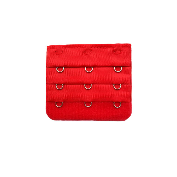 Bra Extenders 3-Hooks for Women - Increases Band Size 0.5-2 Inches, Black, Skin, Red, Pink