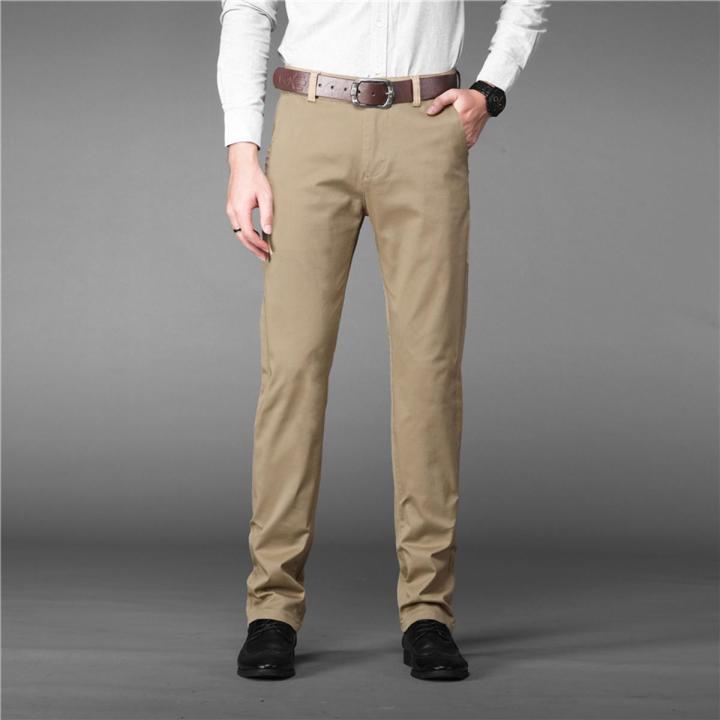 Pants for men Cotton Jeans Pants Beige Color Regular Fit Daraz