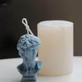 David Bust Statue Candle Mold Diy Soap Making Plaster Silicone Resin Mould. 
