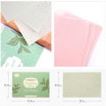 100Pcs Facial Oil Absorbing Paper Plant Fibres Breathable Make up Blotting Sheet. 