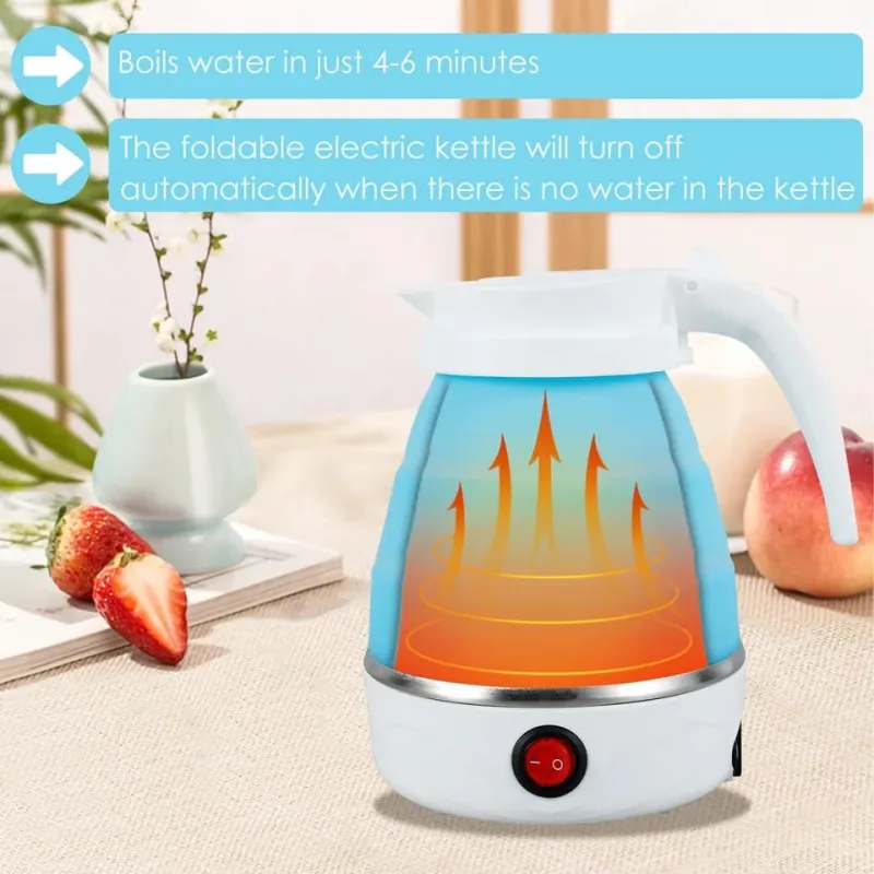 Fast Water Boiling 600 ml Portable Kettle Travel