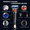 Be common 5-layer Razor Blades Replacement Blades For Men's Shavers Shaving Safety Razor Skin Protection Classic Reusable Blade. 
