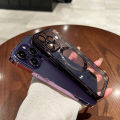 【 With Lens Films 】 CrashStar Magsafe Plating Transparent Soft Anti-fall Phone Case For iPhone 16 15 14 13 12 11 Pro Max XS XR X 8 + 7 Plus Wireless Charging Magnetic Phone Casing Full Cover Clear Shockproof Phone Cover Top Seller. 