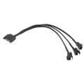 SATA 1 To 3 4 5 4-Pin Power Cable PC Computer Cooling Fan Splitter Hub Converter Adapter Extension Wire Cord. 