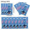 Lilo Stitch Gift Bags Blue Stitch Pink Angel Theme Candy Treat Bag Party Favors Goodie Bags for Kids Birthday Party Decorations. 