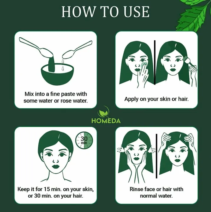 Organic%20Neem%20Leaves%20powder%20for%20Hair%20Growth,%20Face%20Pack%20(100%20grams)%20Neem%20Powder%20-%20Image%205