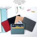 Women Men Wallet Case Coin Pouch Case Bag Leather Business Card Wallet ID Card Holders Money Pocket Card Package. 