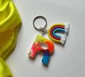 Handmade resin keychains from A to Z. 