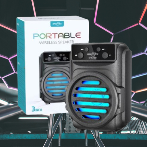Bluetooth Speaker GTS-1961-Wireless Portable Speaker-extra Bass 3-inch Loudspeaker