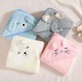AngelsAttire Cartoon Animal Kids Soft Fast Absorbing Microfiber Coral Fleece Baby Hooded Bath Wrap Baby Towel". 