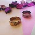 customized RINGS CHALLA FOR MEN/BOYS WOMEN GIRLS AVAILABLE COLOURS BLACK GOLDEN SILVER BLUE. 