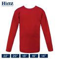 Hinz Youth Essential Round Neck Unisex Top (Full Sleeves) Combed Cotton Interlock. 