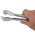 2 Pcs Stainless Steel Ice Tongs with Sawteeth for Ice Bucket Ice Sugar Cubes Coffee Bar Food Serving. 