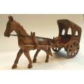 Hand Made Traditional Style Bughi Tanga Wooden work Pakistani Handicraft . 100% pure seesham wood . 12 inches size. 