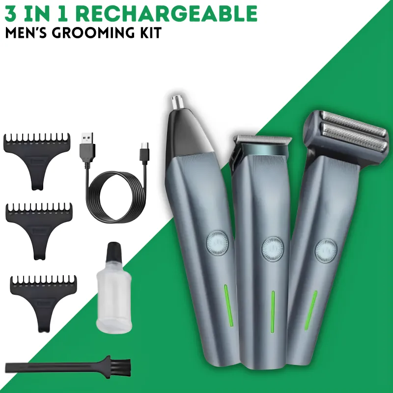 Professional in Cordless Grooming Set USB Rechargeable