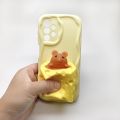 Cute Soft Squishy Yellow Cheese Mouse Phone Case For Samsung S20 S21 FE S22 S23 Ultra A54 A34 A14 A23 A13 A32 A72 A52 Wave Cover. 