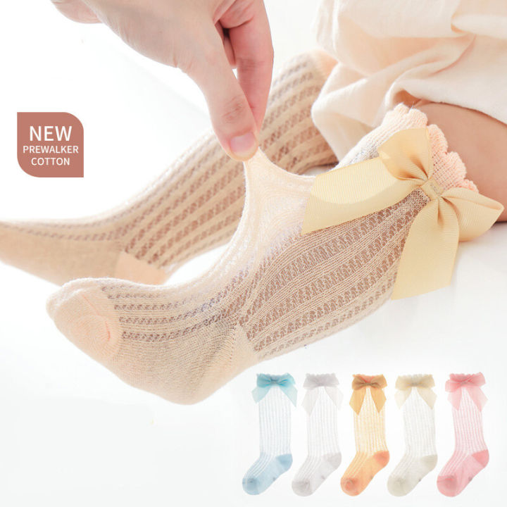 Cute%20Bowknot%20Infant%20Baby%20Socks%20Cotton%20Bows%20Girls%20Knee%20Socks%20Spring%20Summer%20Mesh%20Kids%20Infant%20Toddler%20Knee%20High%20Socks%20-%20Image%202